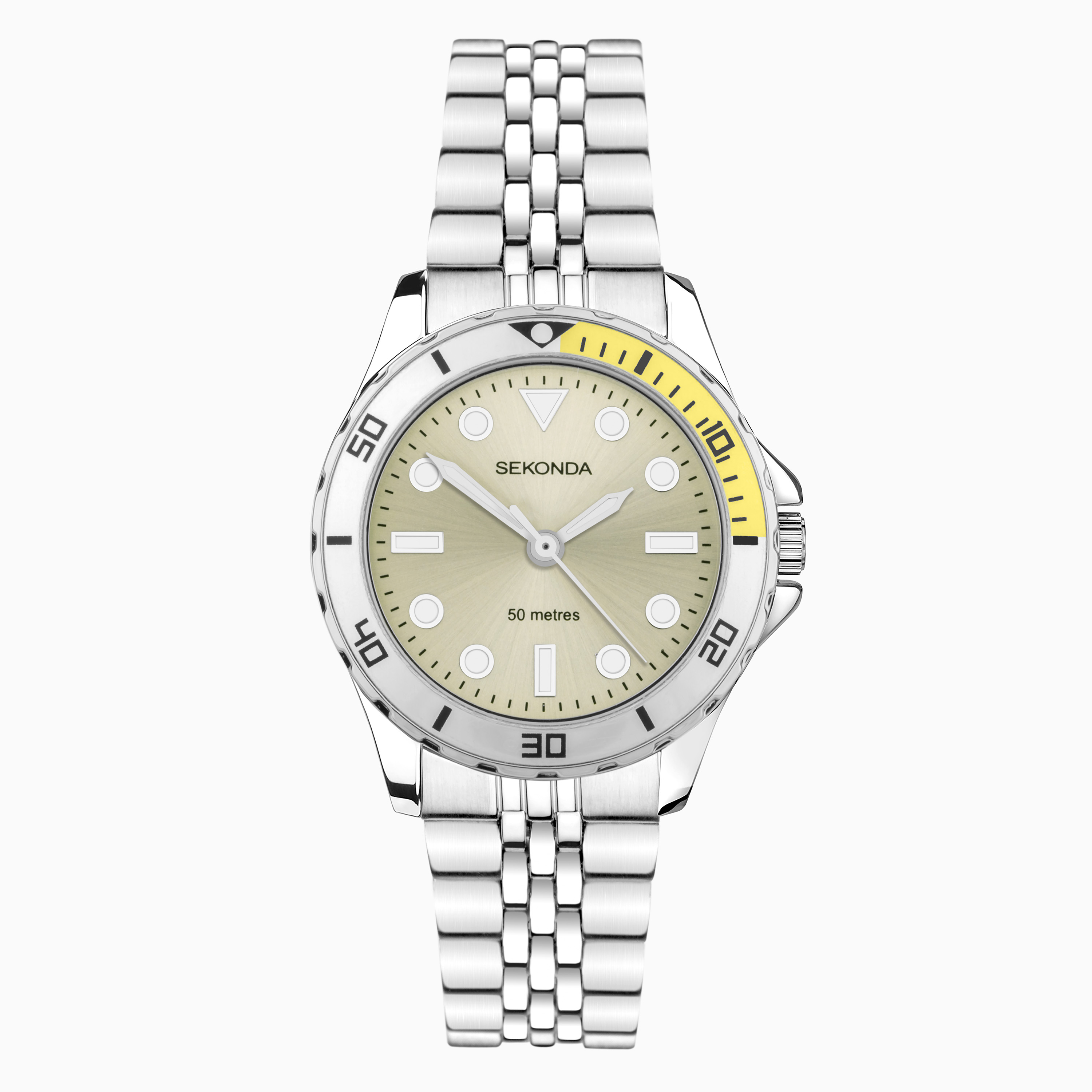 Sekonda yellow dial outlet watch