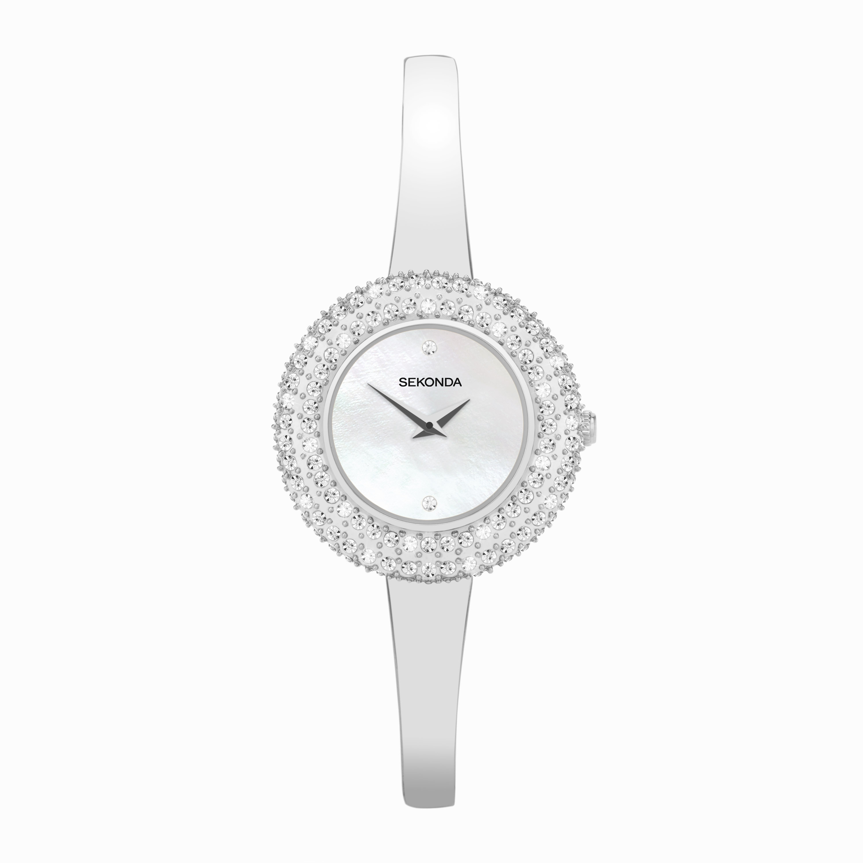 Sekonda Radiance Ladies Dress Watch (40586) - Round | Silver Brass Semi ...