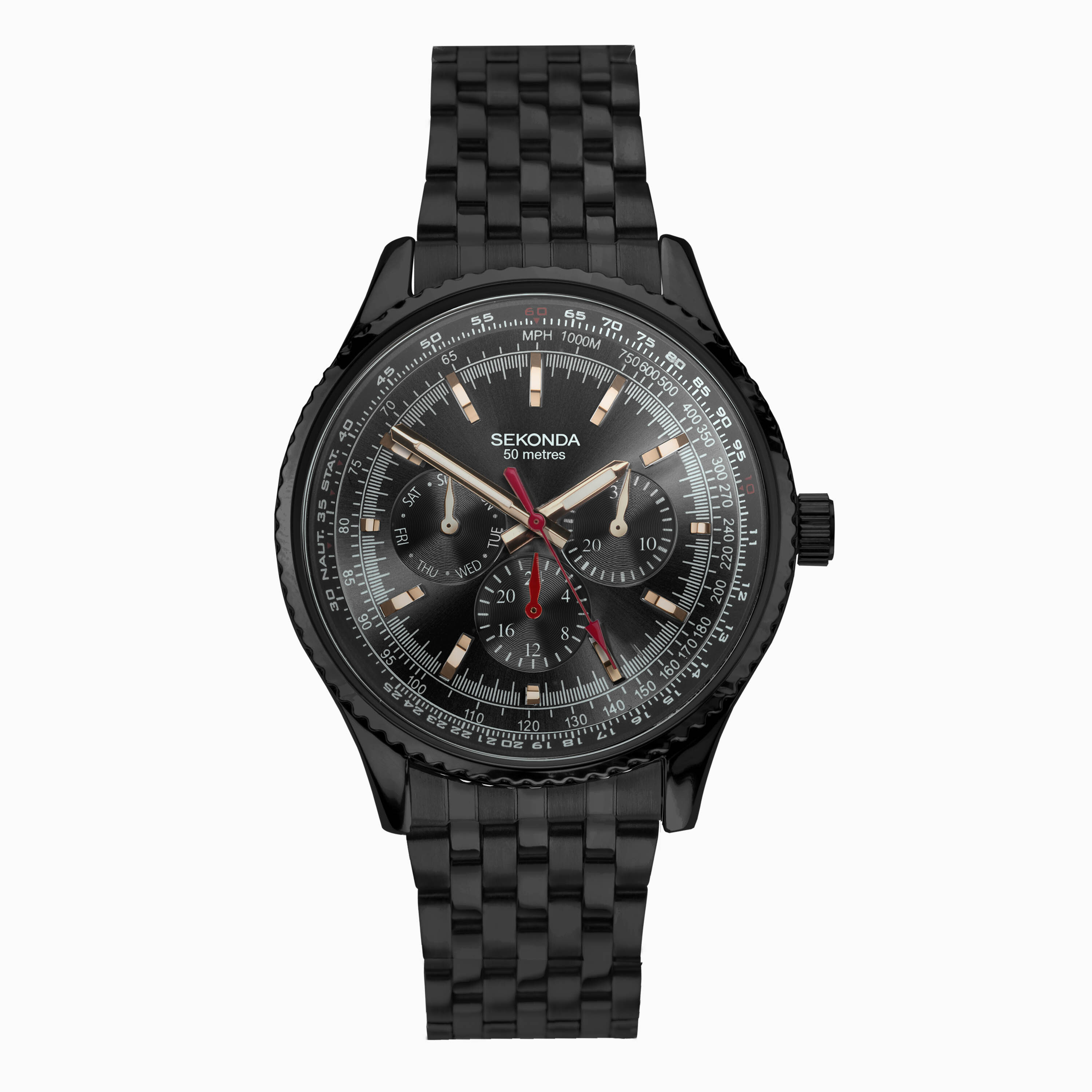 Sekonda men's sale black watch