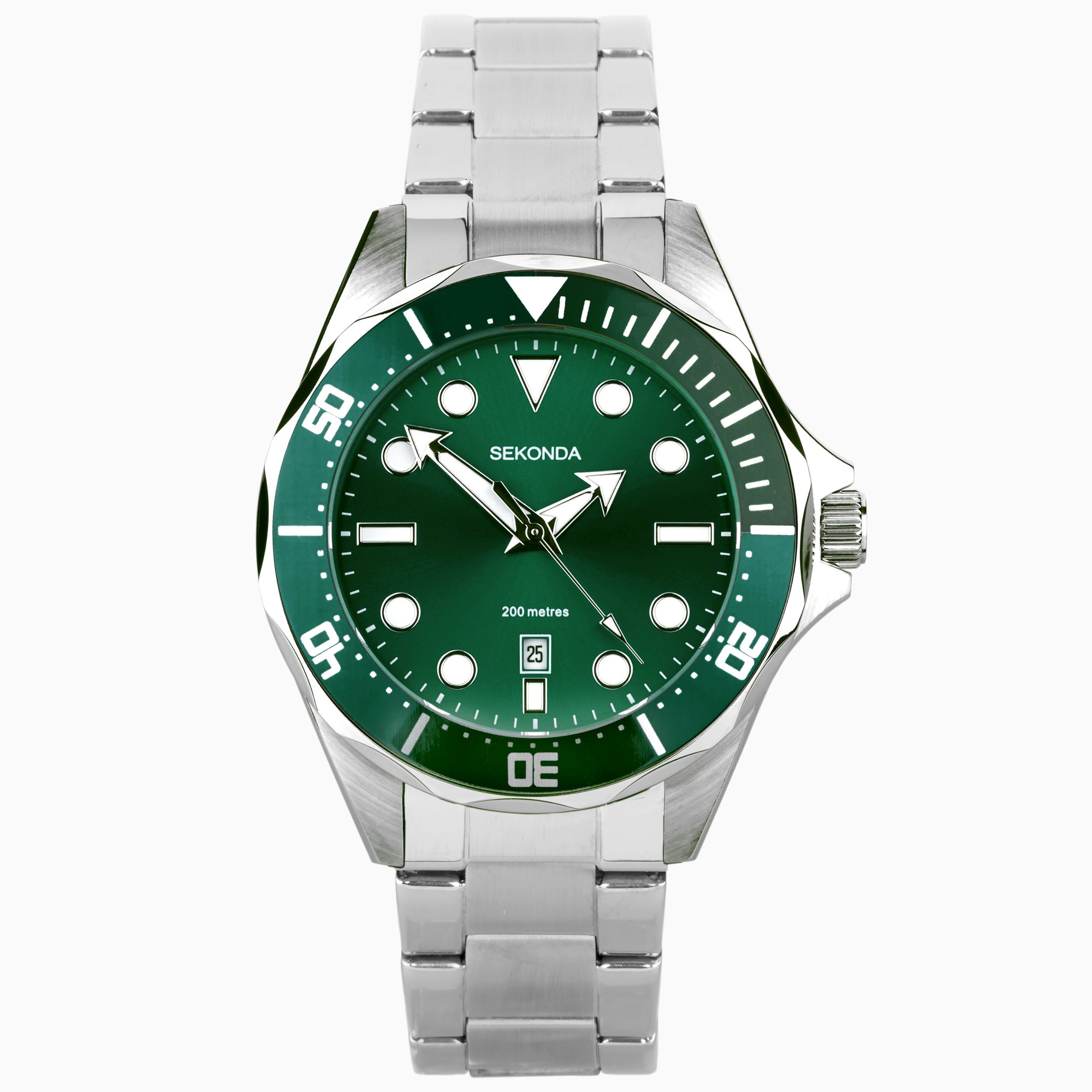 Photos - Wrist Watch Sekonda Hudson Men's Watch | Stainless Steel Case & Bracelet with 