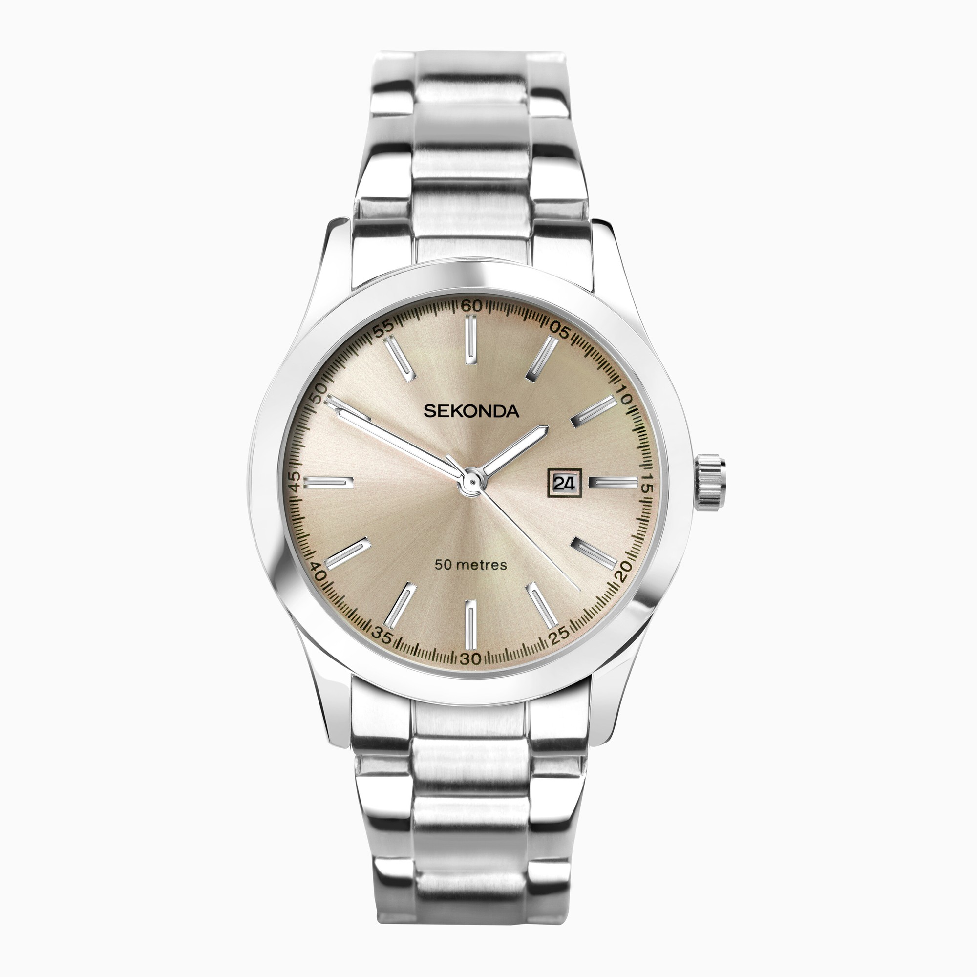 Photos - Wrist Watch Sekonda Taylor Ladies Watch | Silver Case & Stainless Steel Bracel 